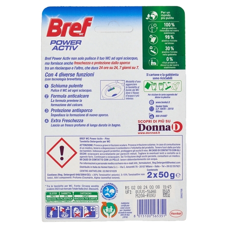 BREF WC Power Activ Pino 2 x 50 g